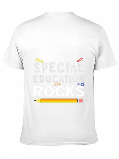 Camiseta Negra Educación Especial Rocks