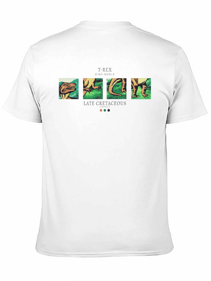 Camiseta Negra con Diseño de Dinosaurio T-Rex