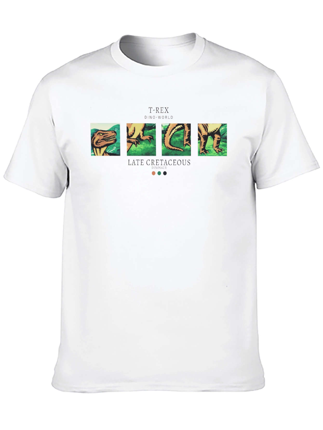Camiseta Negra con Diseño de Dinosaurio T-Rex