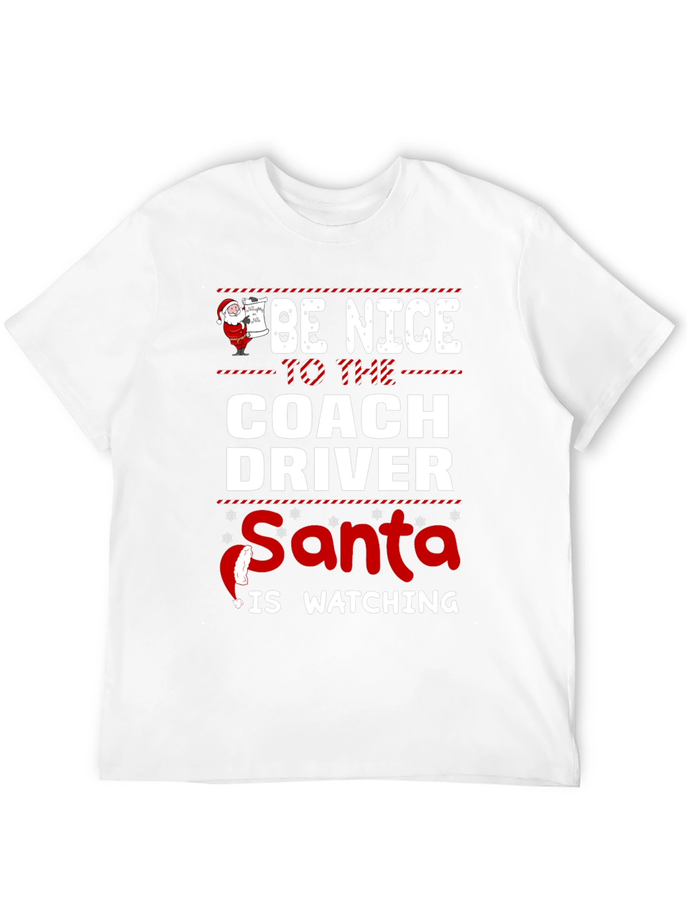 Camiseta Navideña Conductor de Autobús
