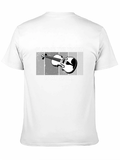 Camiseta Negra Playing the Violin is My Sport