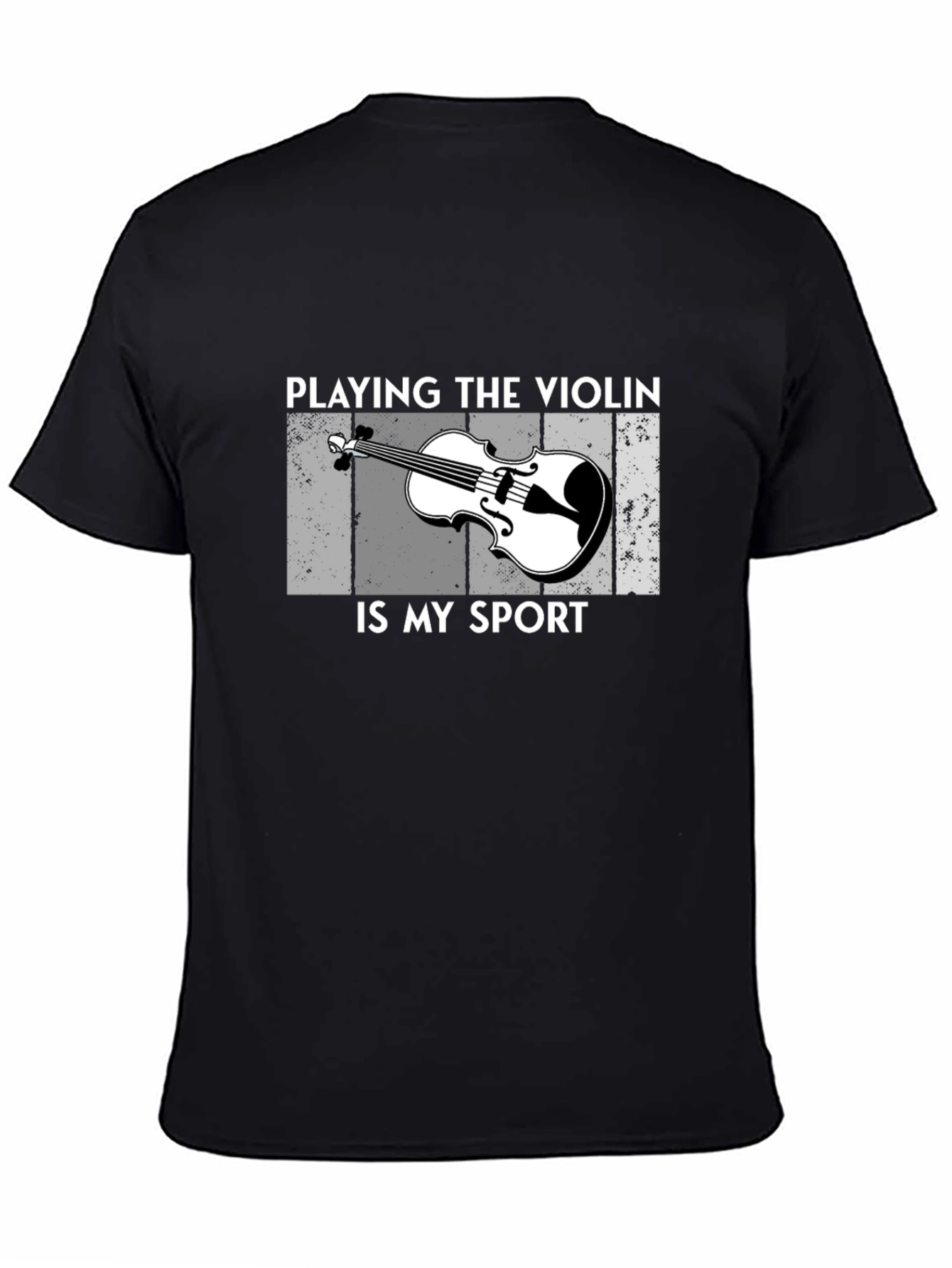 Camiseta Negra Playing the Violin is My Sport