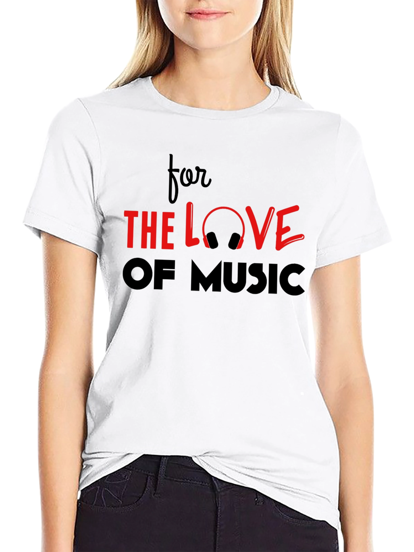 Camiseta Negra For the Love of Music