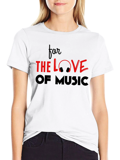 Camiseta Negra For the Love of Music