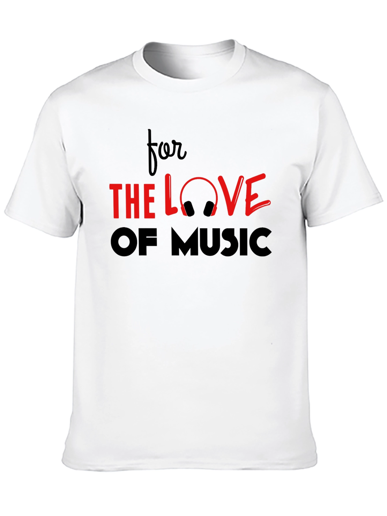 Camiseta Negra For the Love of Music