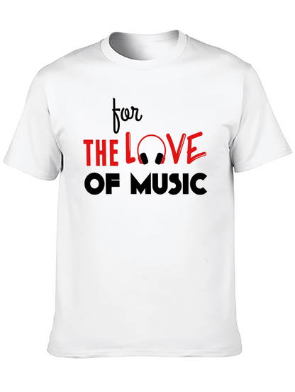 Camiseta Negra For the Love of Music