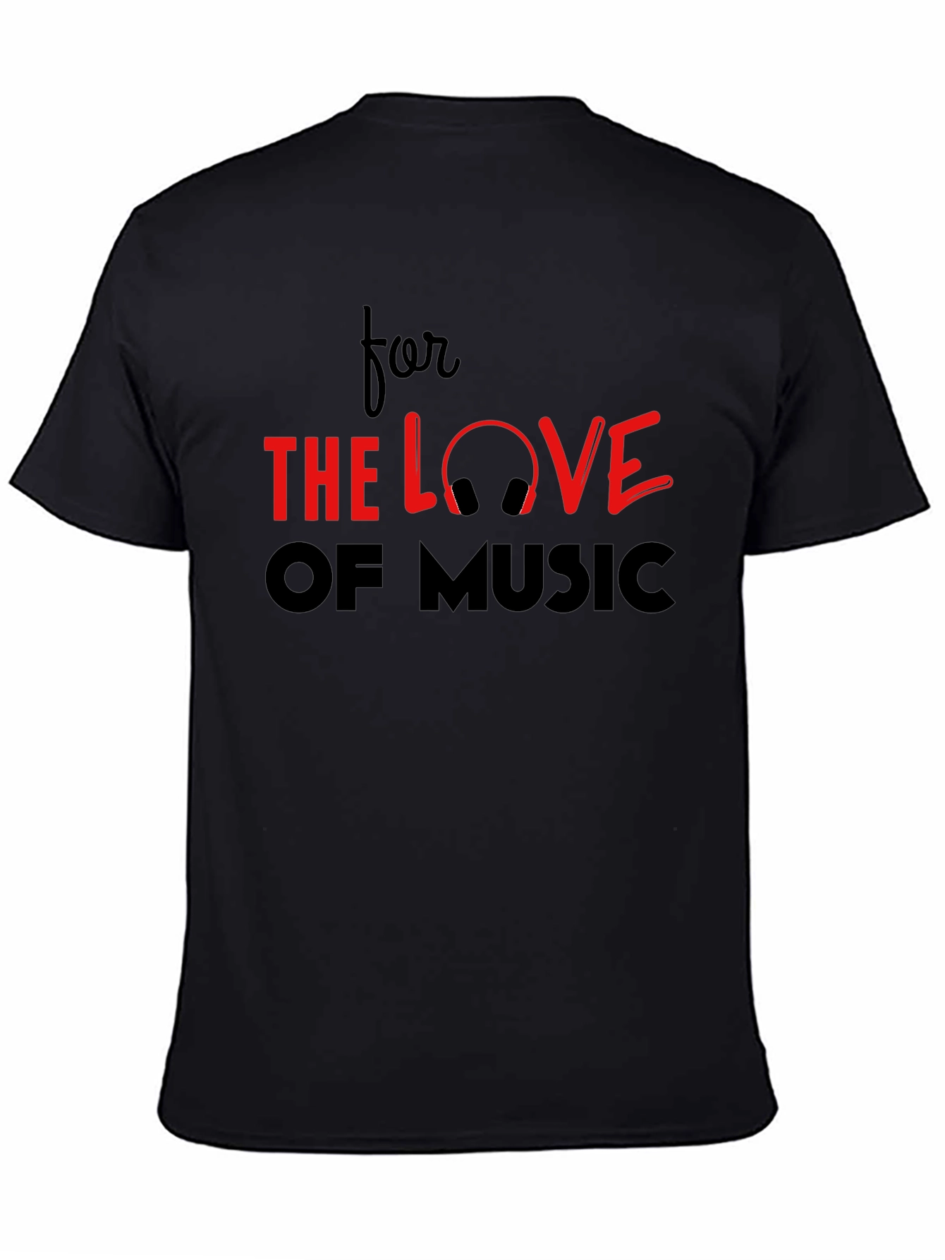 Camiseta Negra For the Love of Music