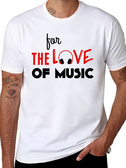 Camiseta Negra For the Love of Music