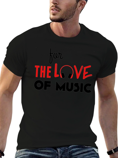 Camiseta Negra For the Love of Music