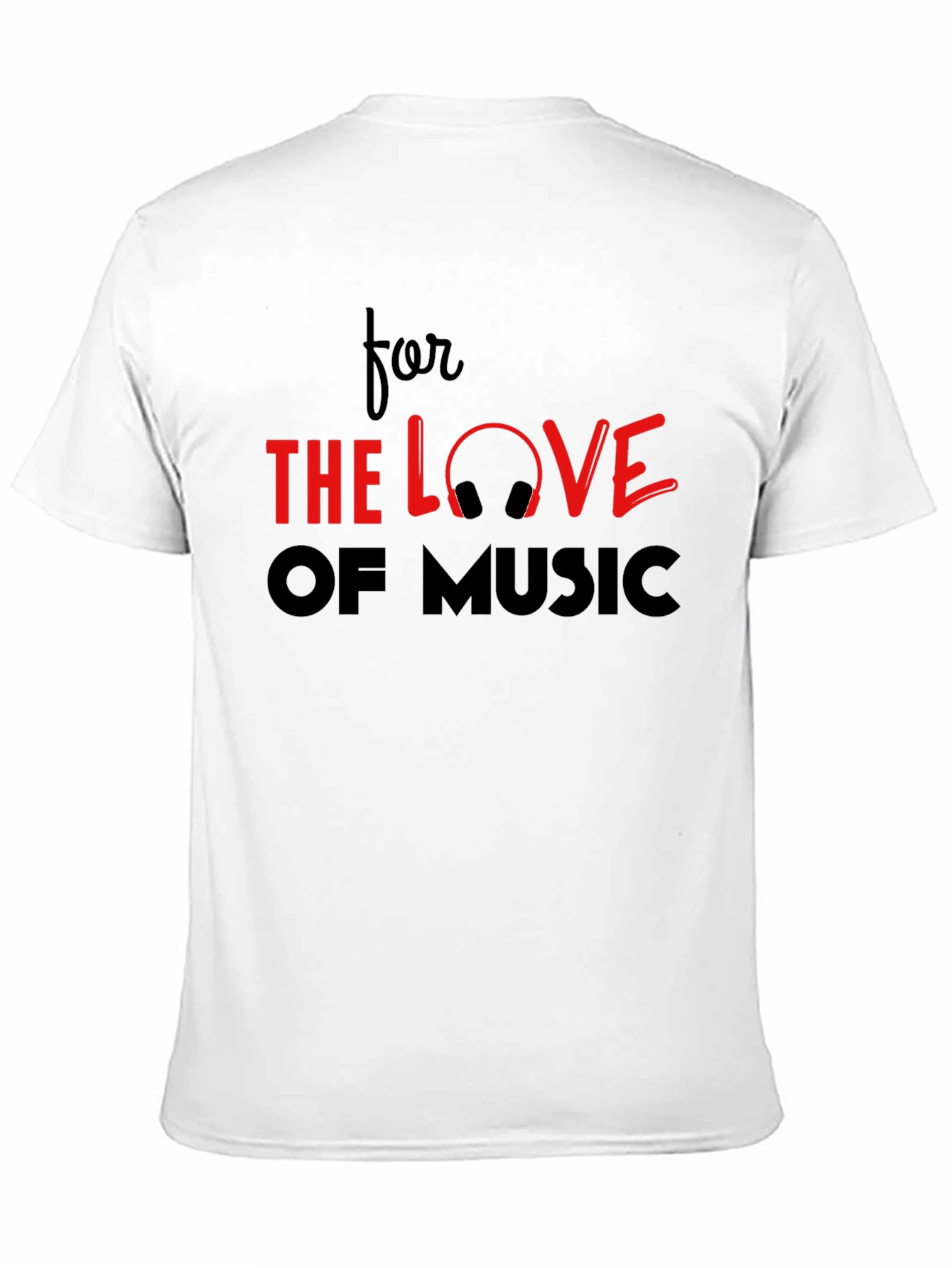 Camiseta Negra For the Love of Music