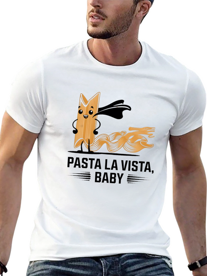 Camiseta Negra Pasta La Vista Baby