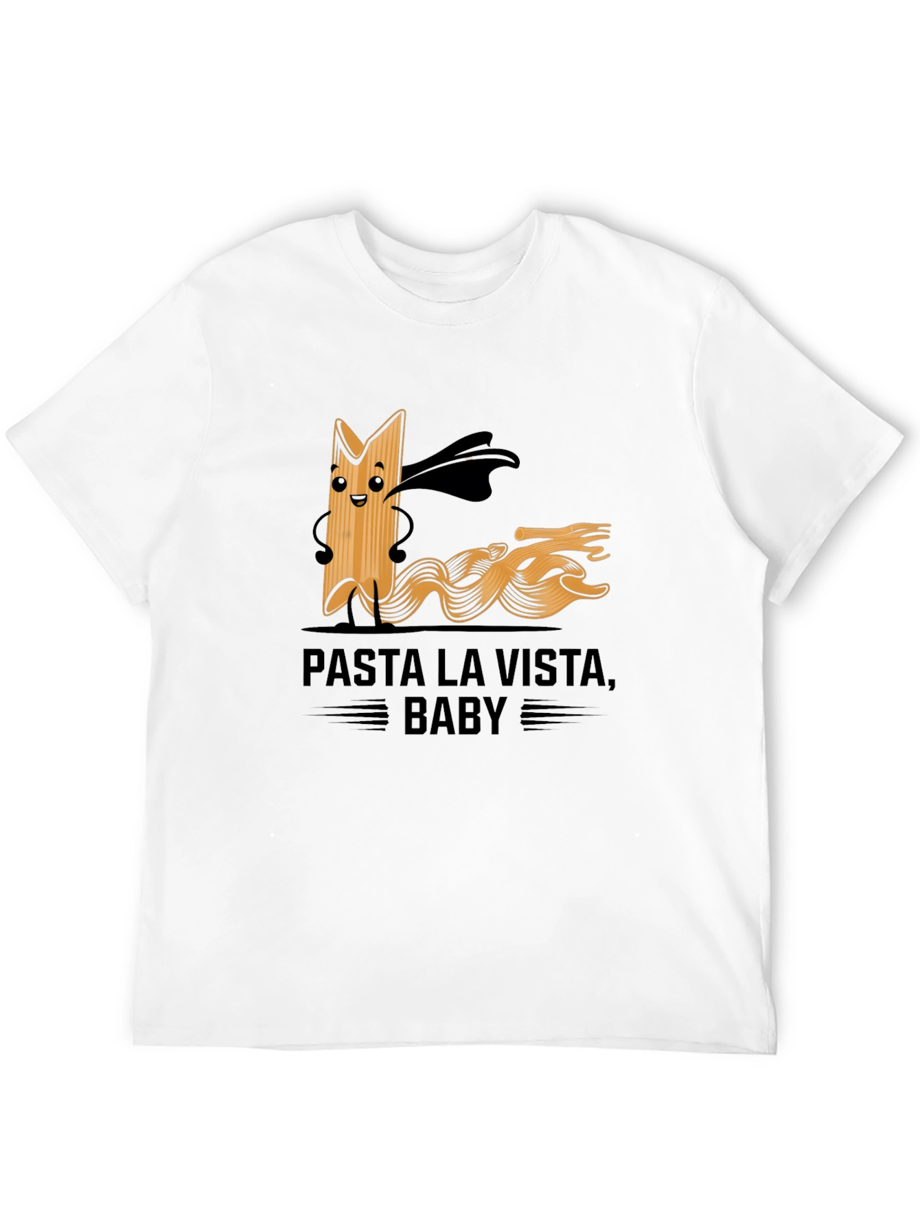 Camiseta Negra Pasta La Vista Baby