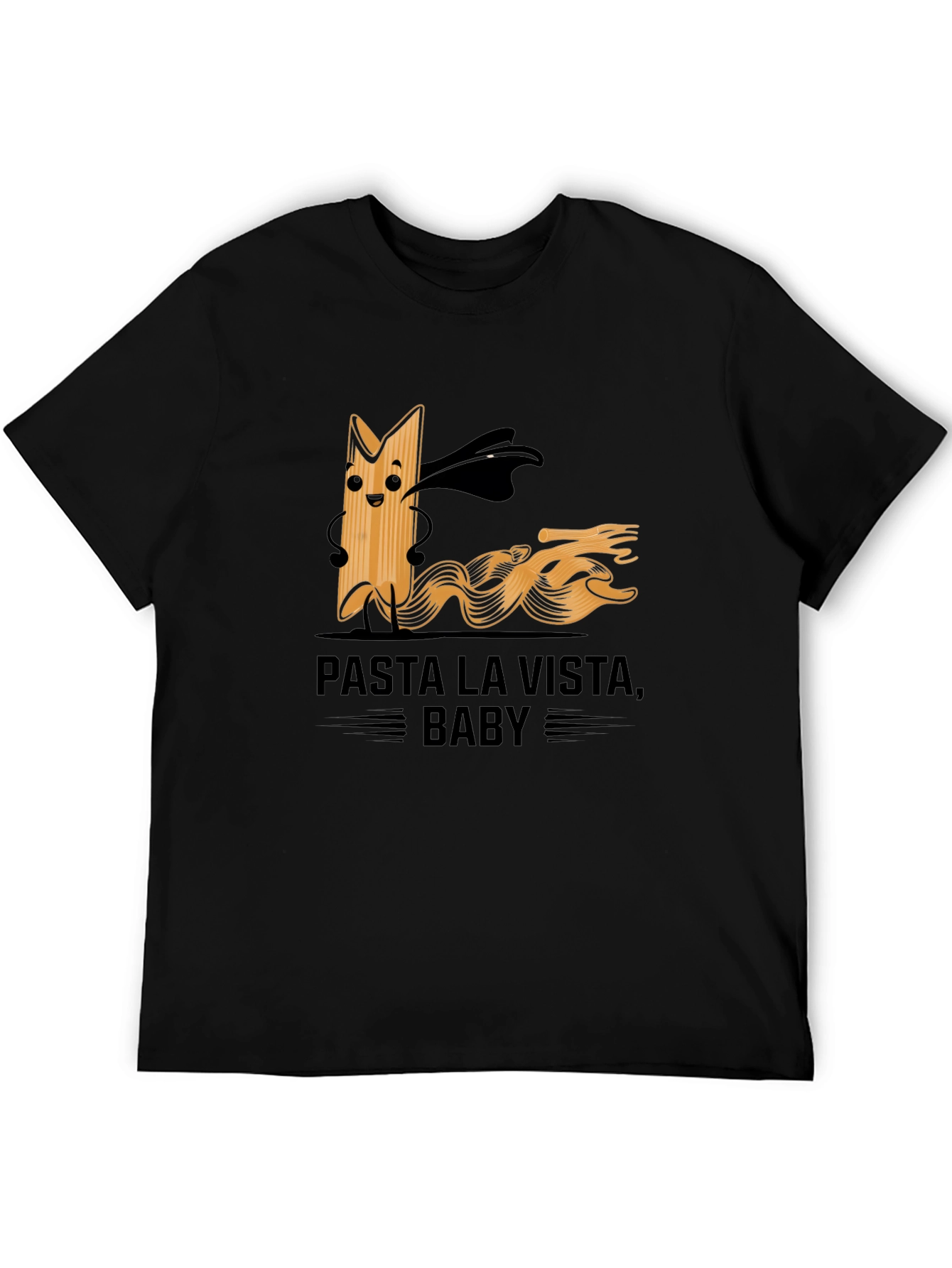 Camiseta Negra Pasta La Vista Baby