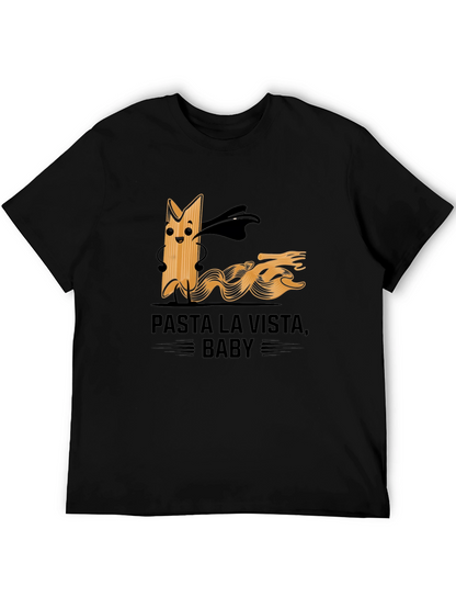 Camiseta Negra Pasta La Vista Baby