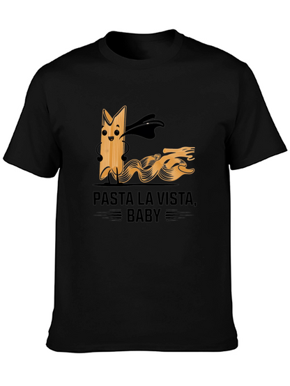 Camiseta Negra Pasta La Vista Baby