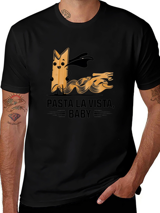 Camiseta Negra Pasta La Vista Baby