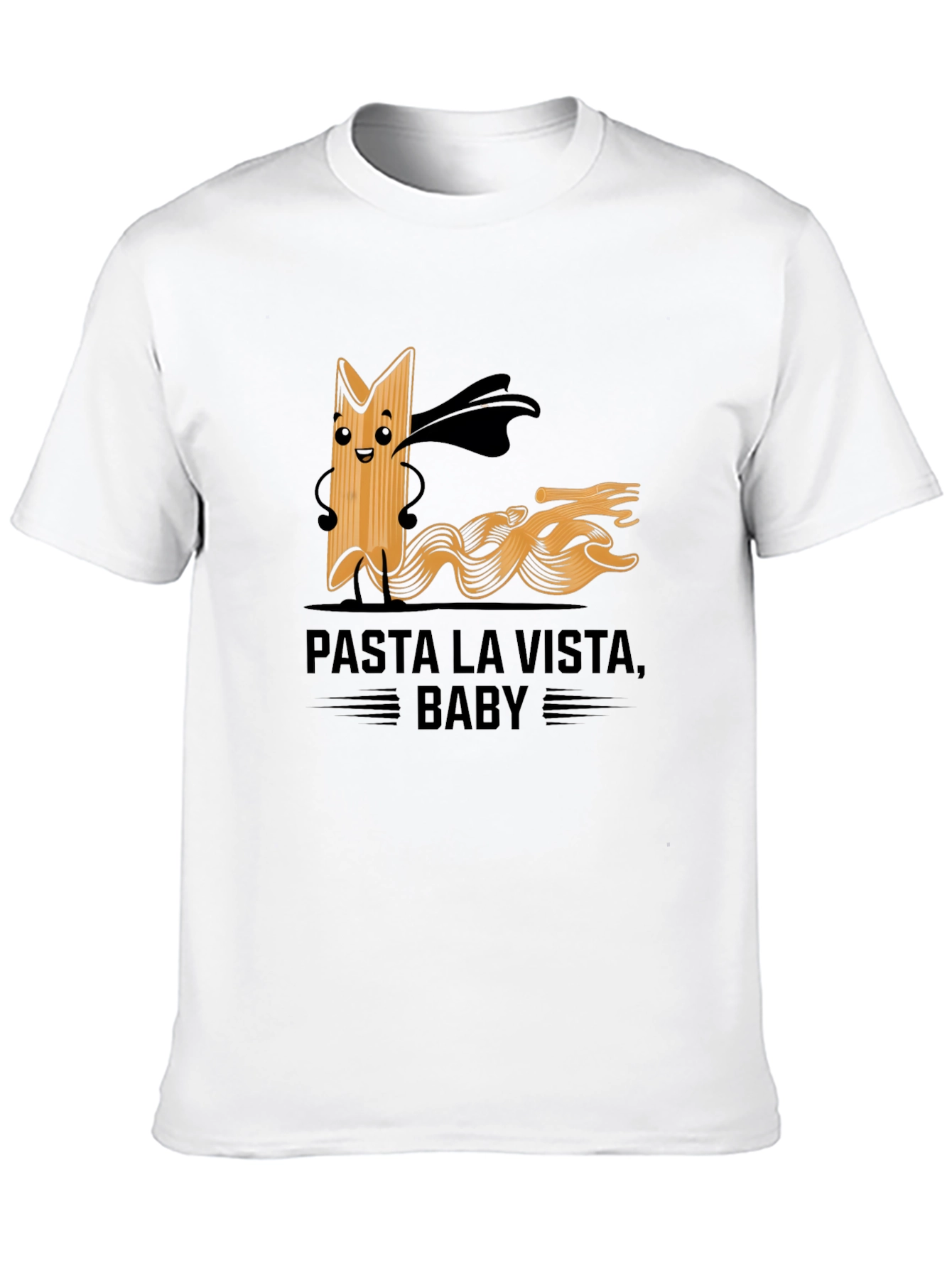 Camiseta Negra Pasta La Vista Baby