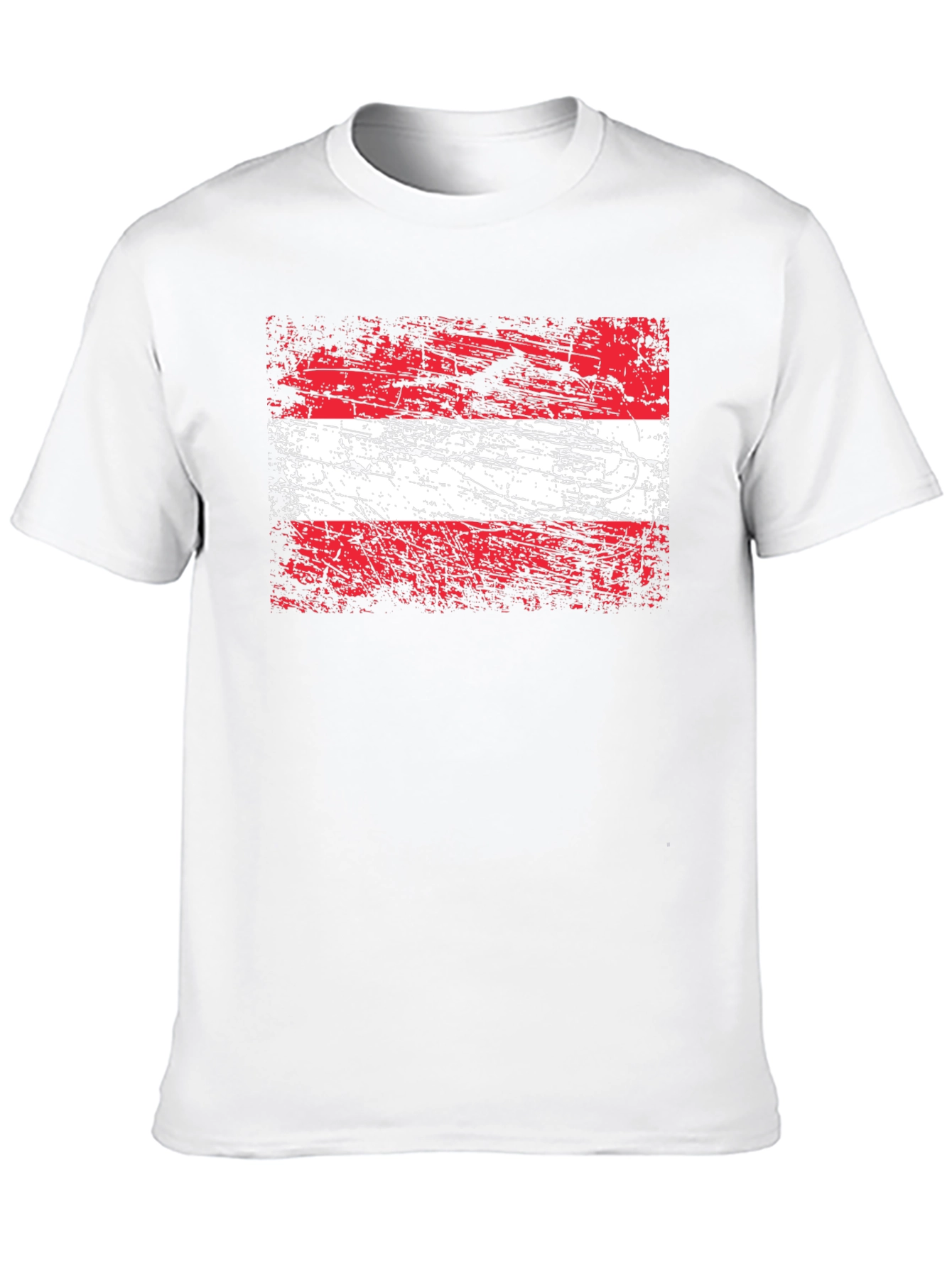 Camiseta Austria Bandera Grunge - Diseño Único