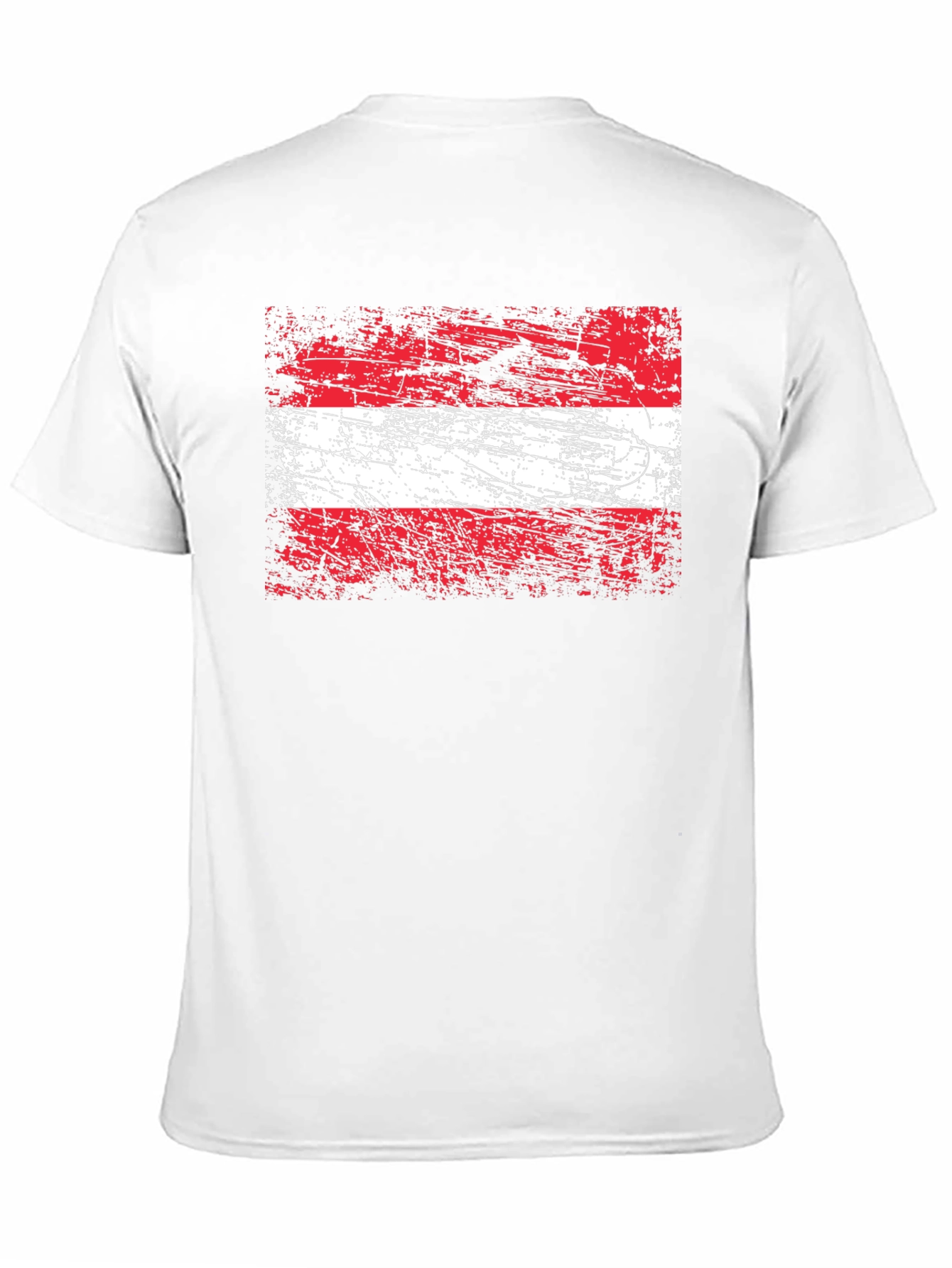 Camiseta Austria Bandera Grunge - Diseño Único