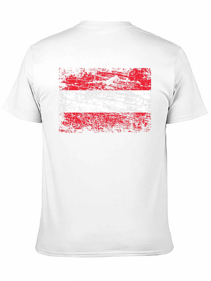 Camiseta Austria Bandera Grunge - Diseño Único