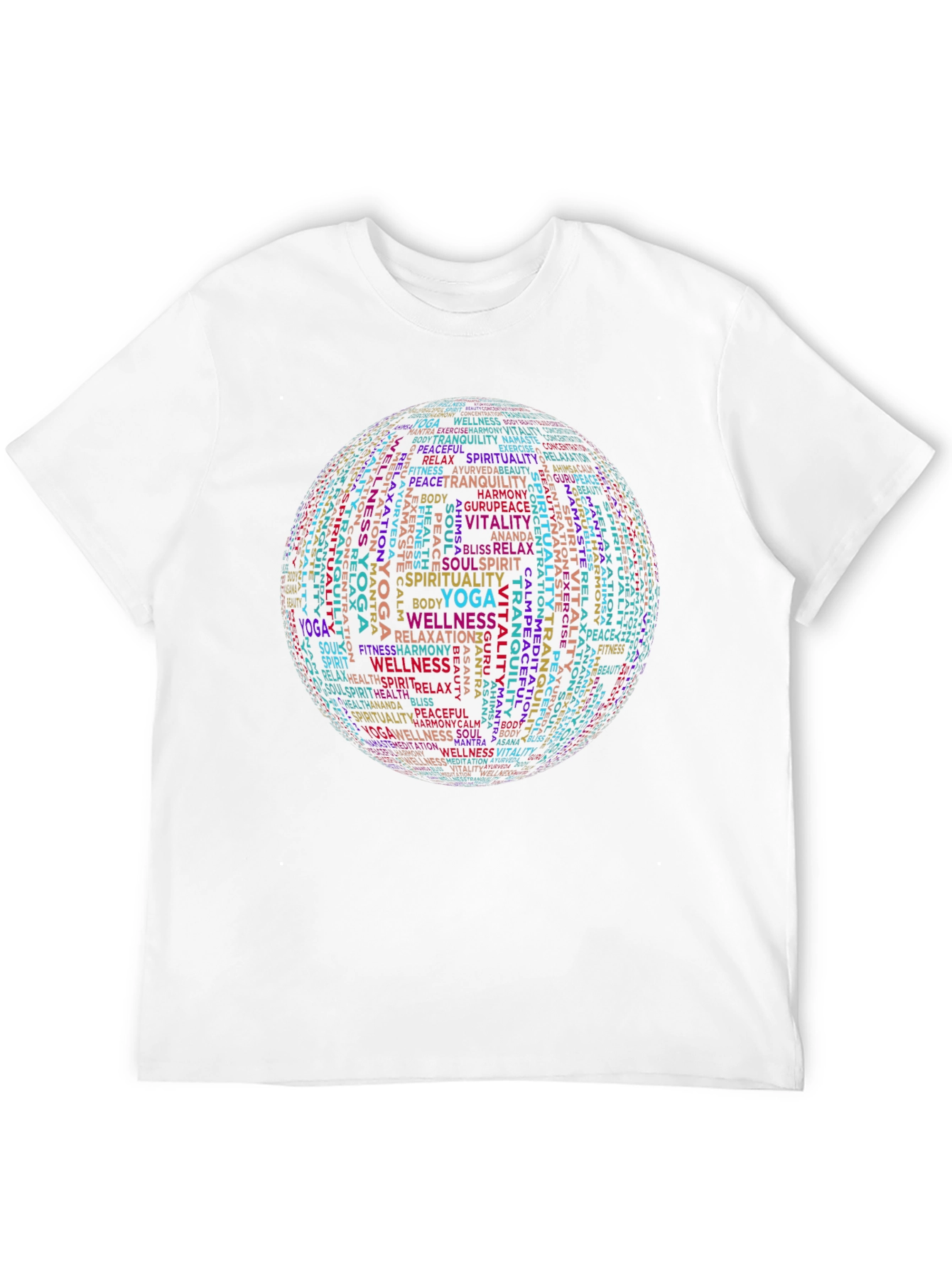 Camiseta Negra Yoga Bienestar Espiritual