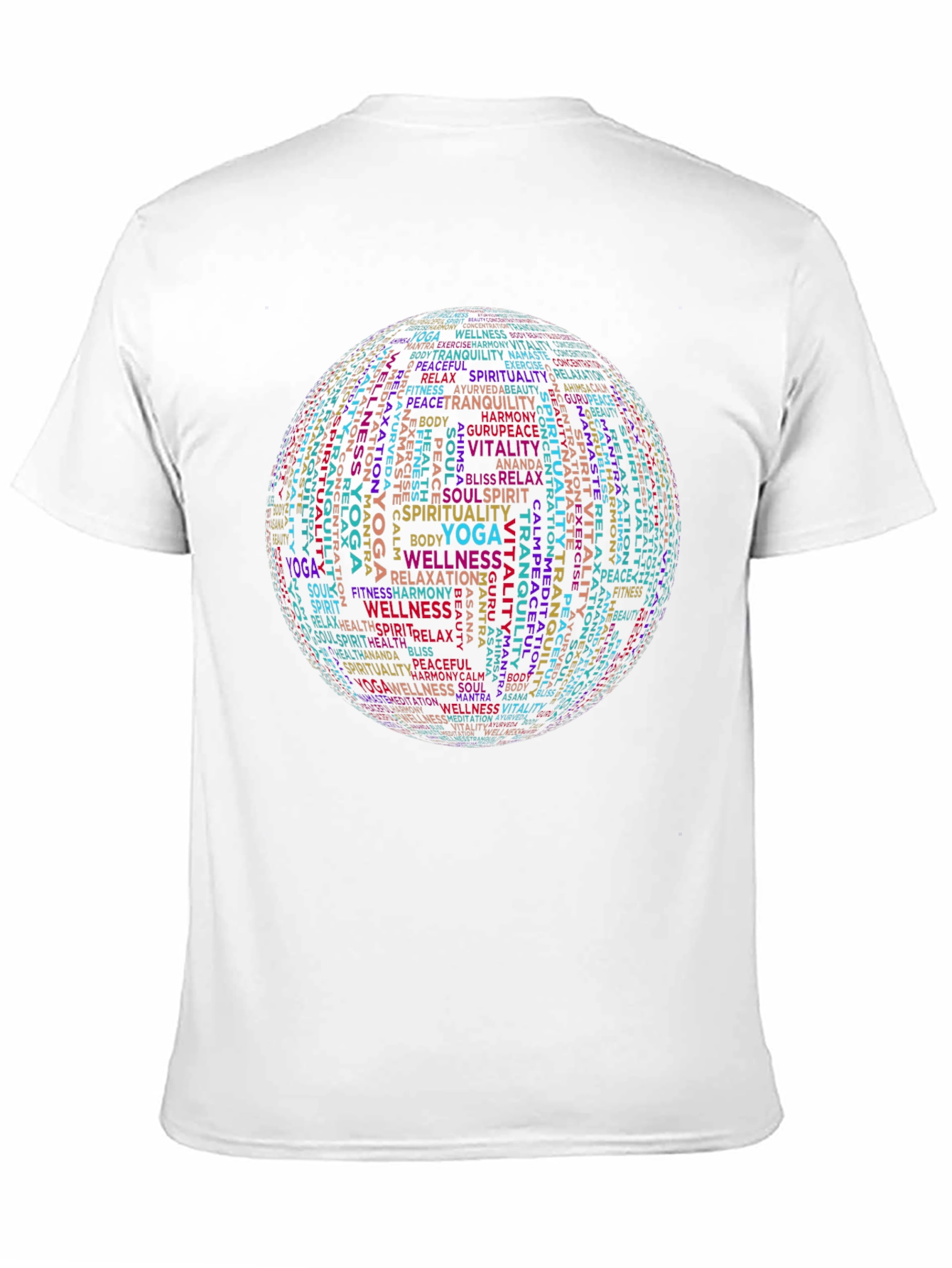 Camiseta Negra Yoga Bienestar Espiritual