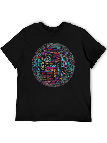 Camiseta Negra Yoga Bienestar Espiritual
