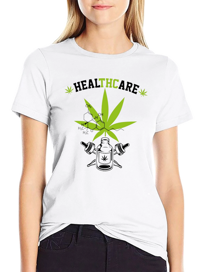 Camiseta Healthcare Cannábica