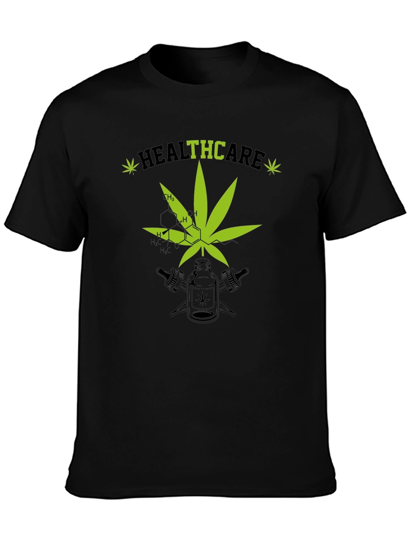 Camiseta Healthcare Cannábica