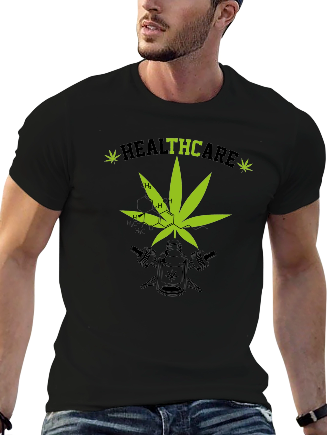 Camiseta Healthcare Cannábica