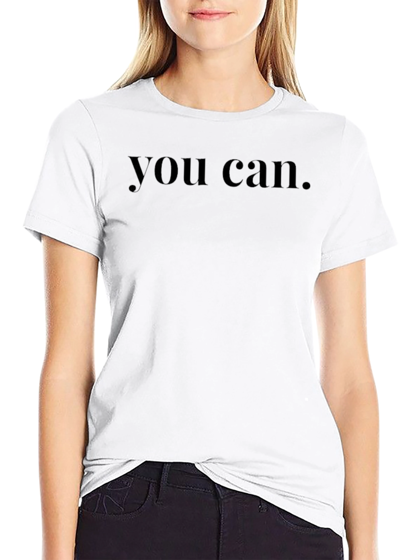 Camiseta Negra You Can.