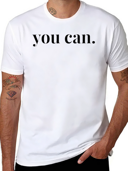 Camiseta Negra You Can.