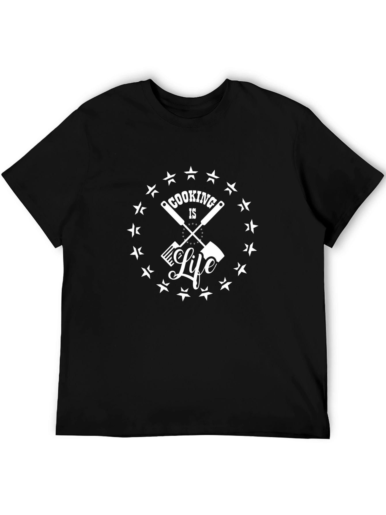 Camiseta Negra Cooking is Life
