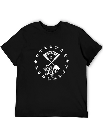 Camiseta Negra Cooking is Life