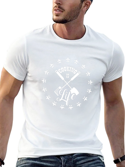 Camiseta Negra Cooking is Life