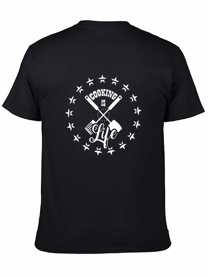 Camiseta Negra Cooking is Life