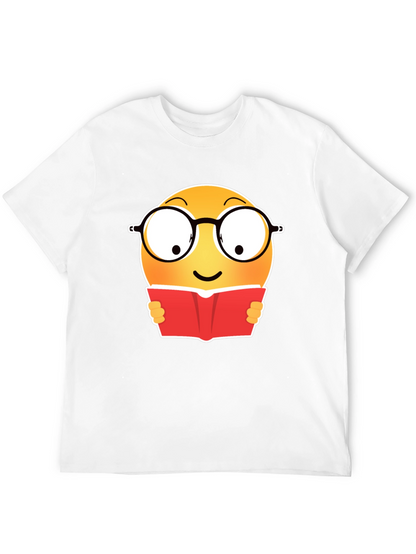 Camiseta Negra con Emoji Lector