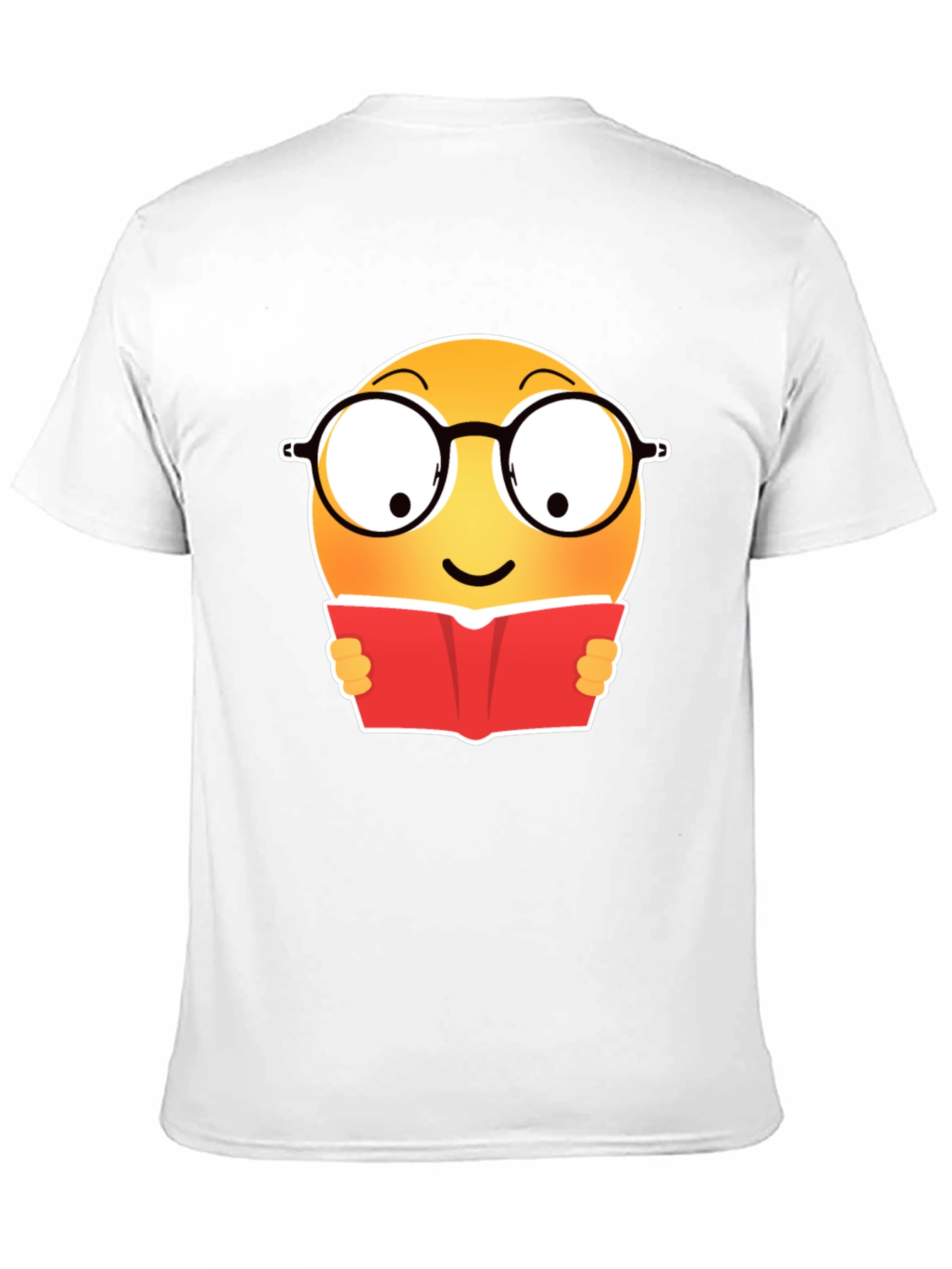 Camiseta Negra con Emoji Lector