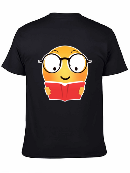 Camiseta Negra con Emoji Lector