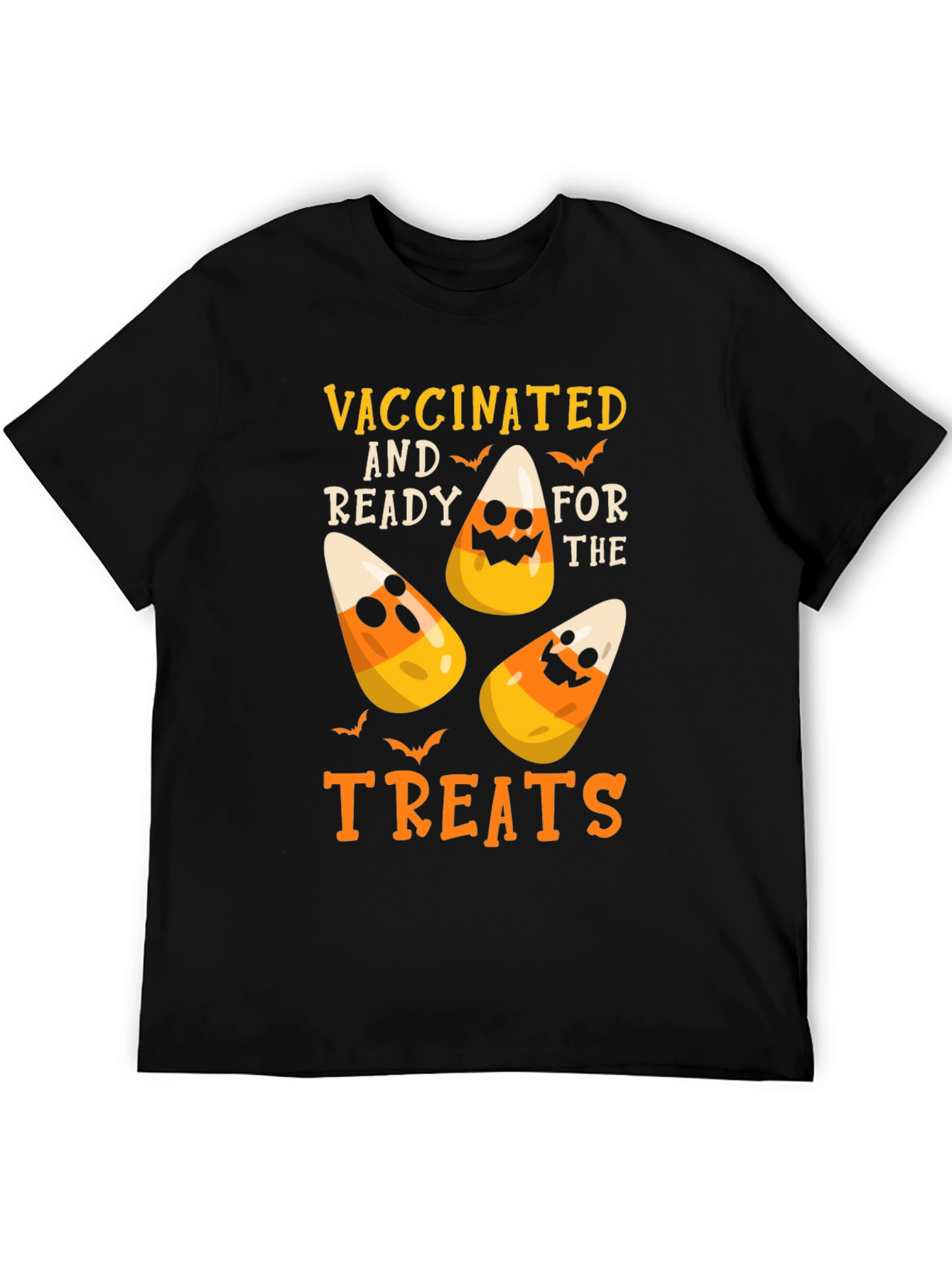 Camiseta Halloween Vacunado Listo para Dulces