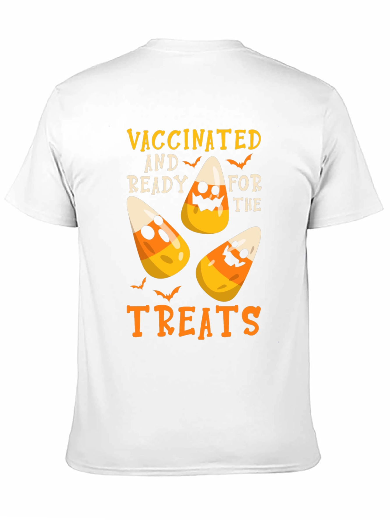 Camiseta Halloween Vacunado Listo para Dulces