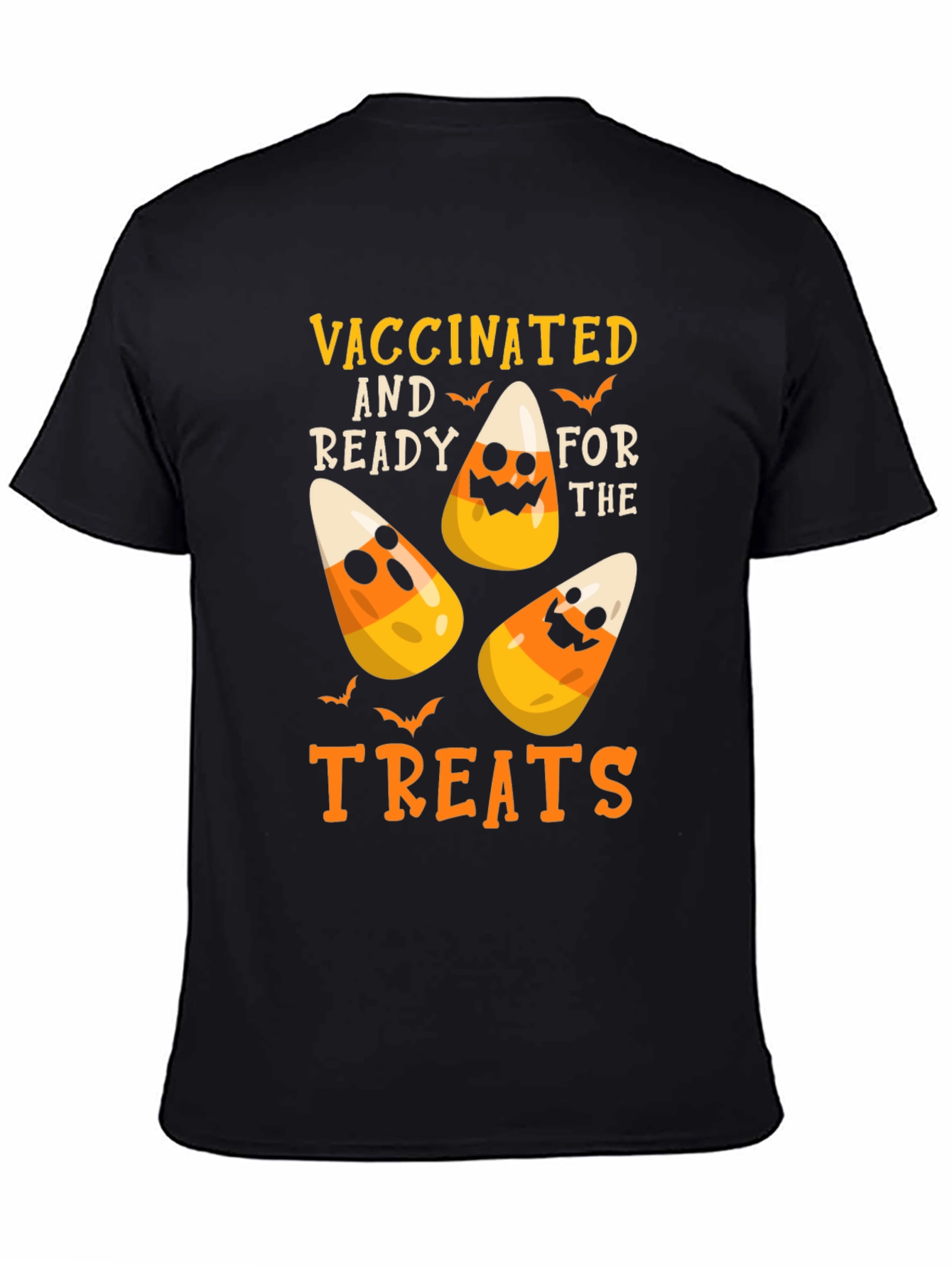 Camiseta Halloween Vacunado Listo para Dulces