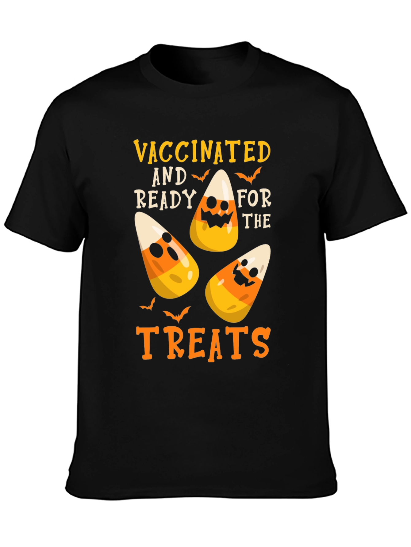 Camiseta Halloween Vacunado Listo para Dulces