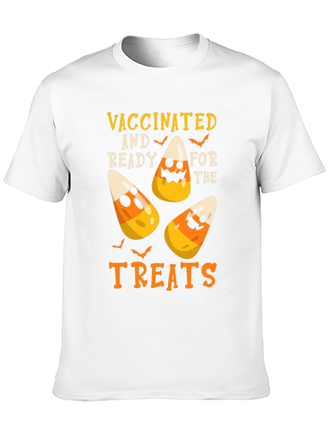 Camiseta Halloween Vacunado Listo para Dulces