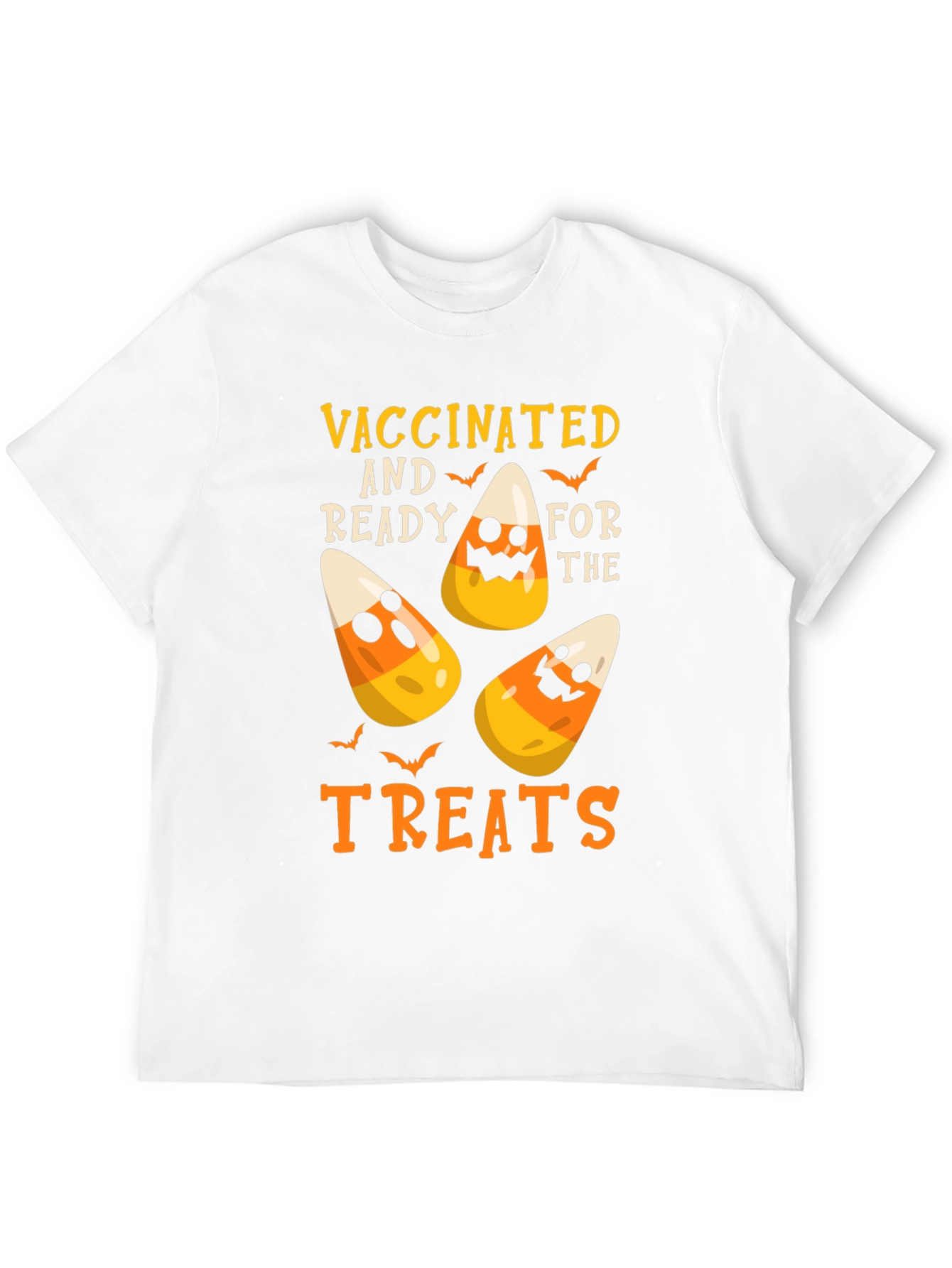 Camiseta Halloween Vacunado Listo para Dulces