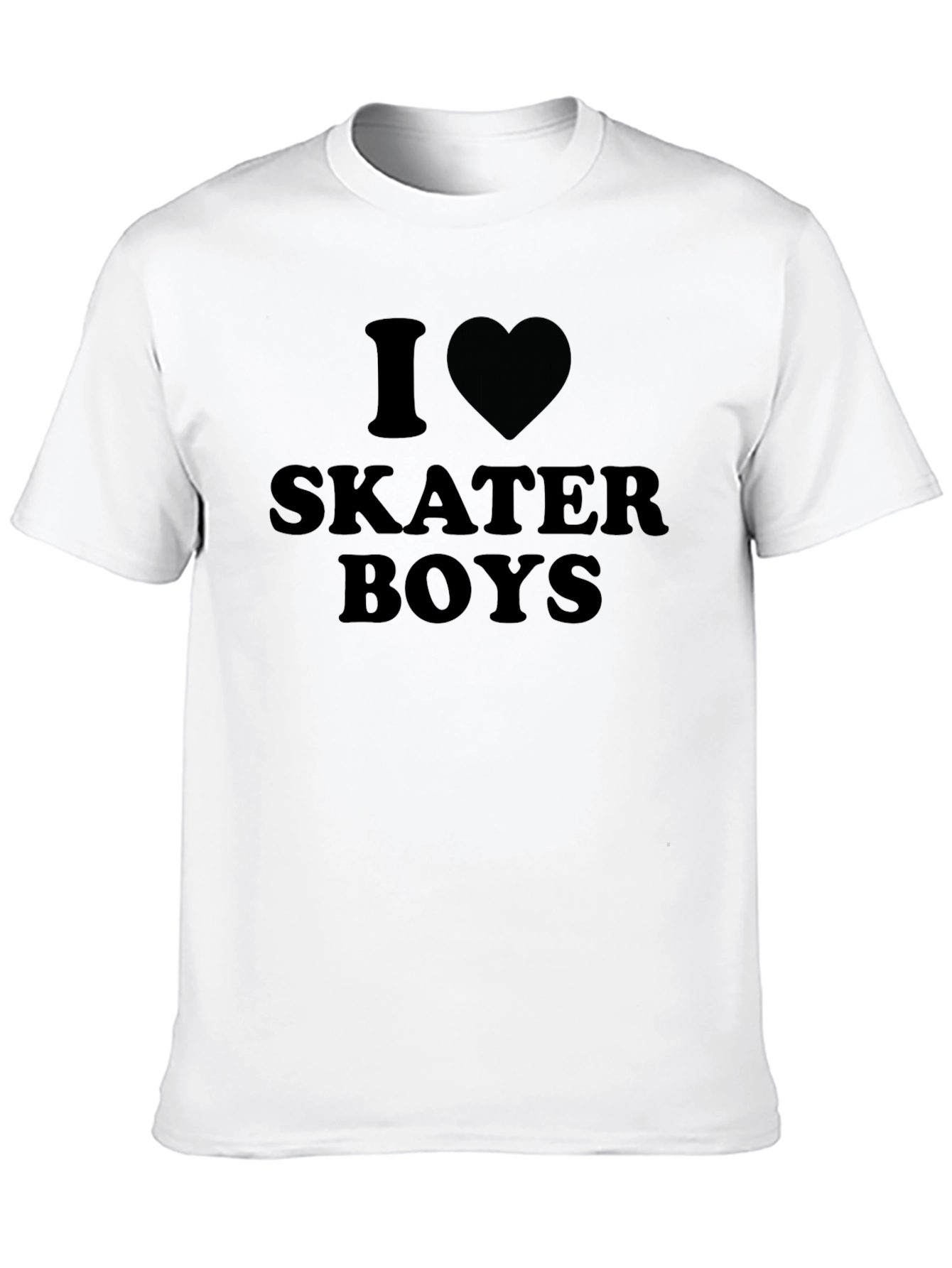 Camiseta Negra Amo a los Skaters