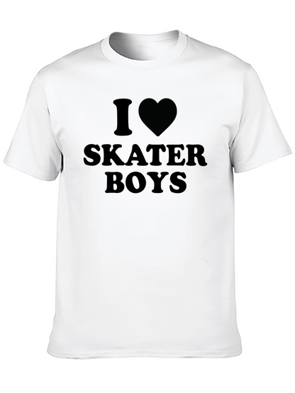 Camiseta Negra Amo a los Skaters