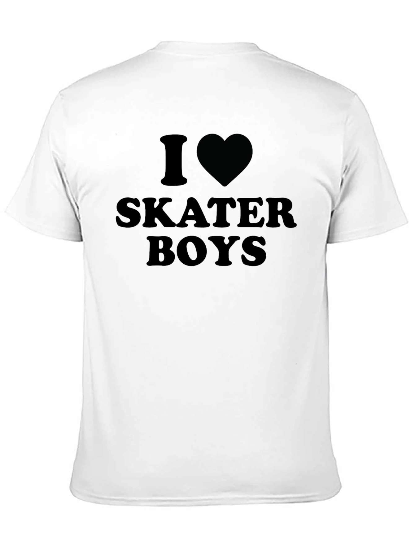 Camiseta Negra Amo a los Skaters