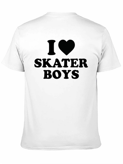 Camiseta Negra Amo a los Skaters