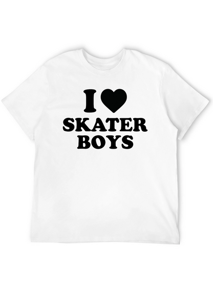 Camiseta Negra Amo a los Skaters